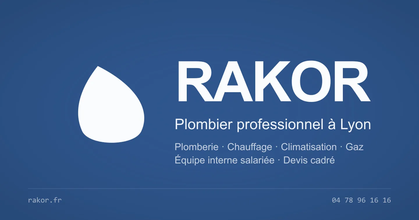 Plombier à Lyon — par RAKOR Plomberie (Sarl)